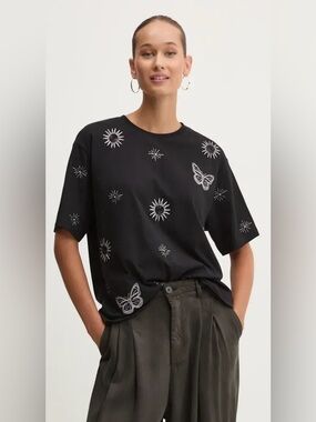 Desigual | Tarot T-Shirt w Sequin Motifs